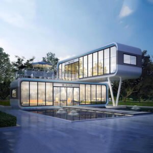 Apple Cabin Mobile House | Stylish Prefab Container Cabin for Camps & Resorts