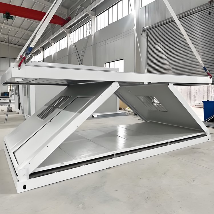 Export Foldable Container House - Flat Pack Modular Cabin for International Trade