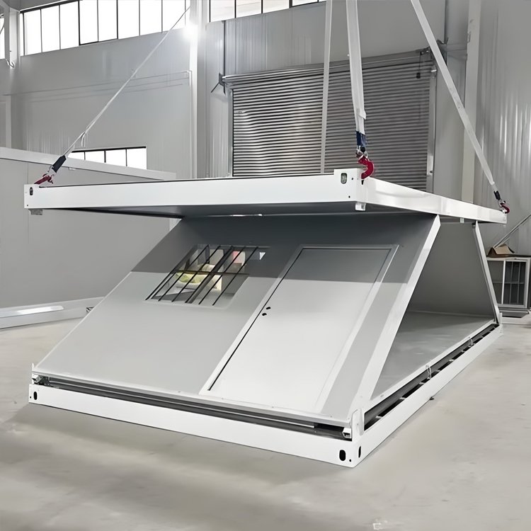Export Foldable Container House - Flat Pack Modular Cabin for International Trade